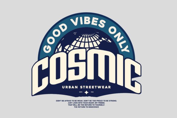 Cosmic T-shirt Streetwear Design: Your Next Creative Asset