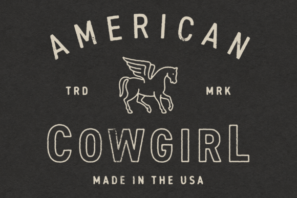 Country Western Cowgirl: Authentic Western Charm for Your Designs