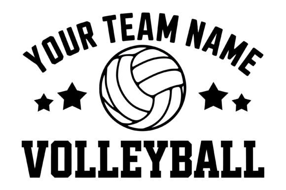 Custom Volleyball Team Logo Template for Instant Branding