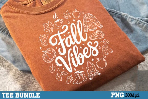 Embrace Autumn: The Trendy Fall Shirt Design & Fall Vibes Png