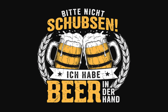 Funny German Beer Quote T-shirt Design