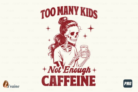 Funny Halloween Skeleton Mom Coffee PNG: A Designer's Guide to Relatable Design Assets
