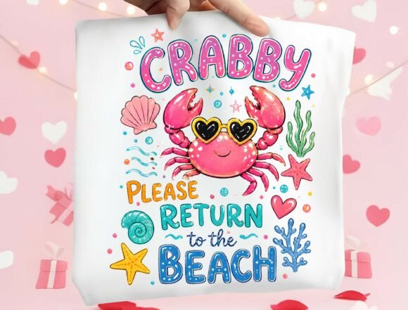 Funny Pink Crab Shirt Design: Your Ticket to Tropical Vibes