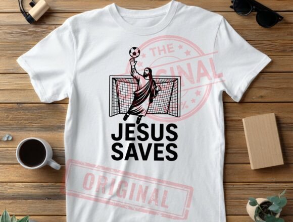 Show Your Faith and Love for the Game with Jesus Saves PNG